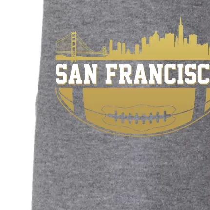 San Francisco Football Skyline Doggie 3-End Fleece Hoodie