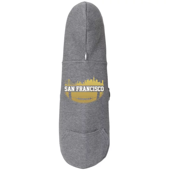 San Francisco Football Skyline Doggie 3-End Fleece Hoodie