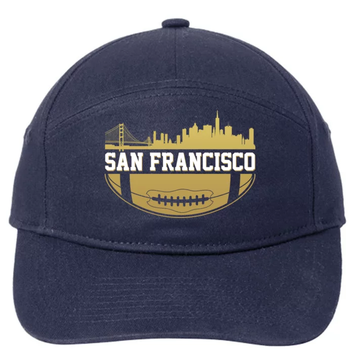 San Francisco Football Skyline 7-Panel Snapback Hat