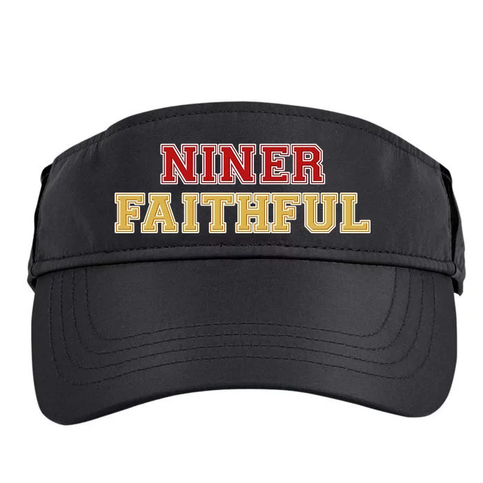 San Francisco Niner Faithful Adult Drive Performance Visor