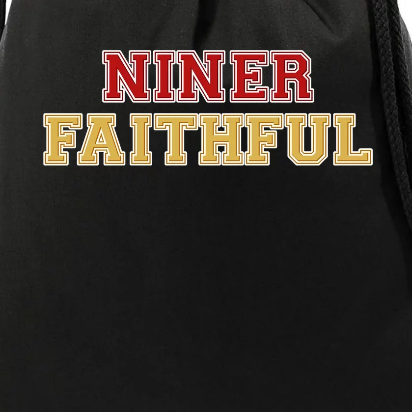 San Francisco Niner Faithful Drawstring Bag