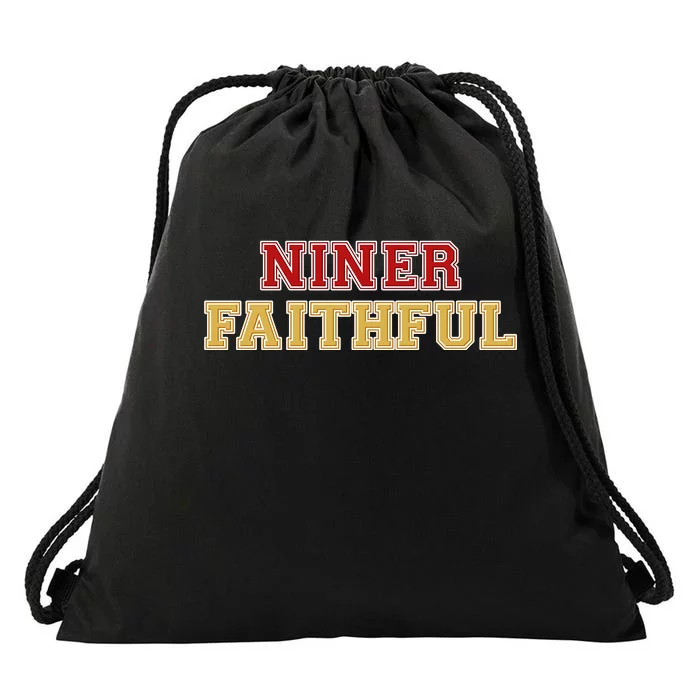 San Francisco Niner Faithful Drawstring Bag