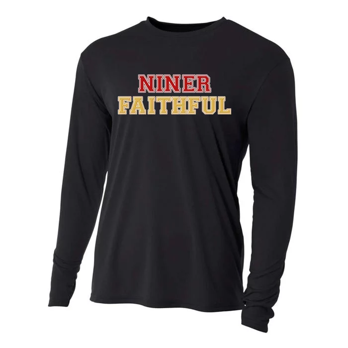 San Francisco Niner Faithful Cooling Performance Long Sleeve Crew