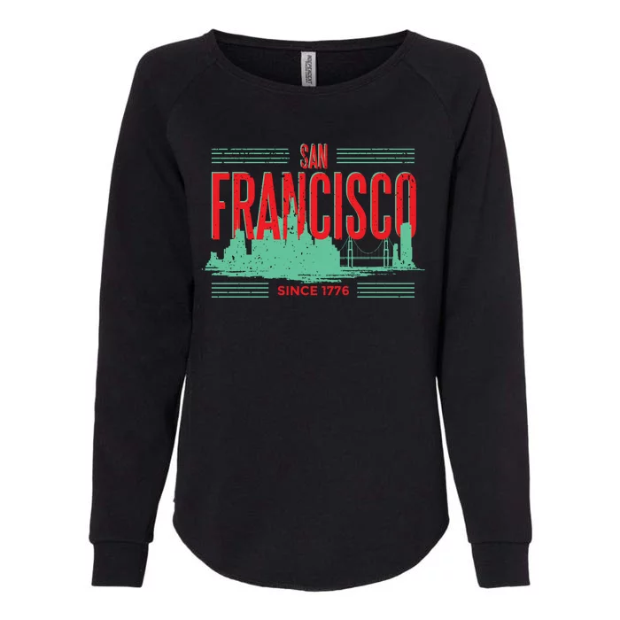 San Francisco Since 1776 Womens California Wash Sweatshirt