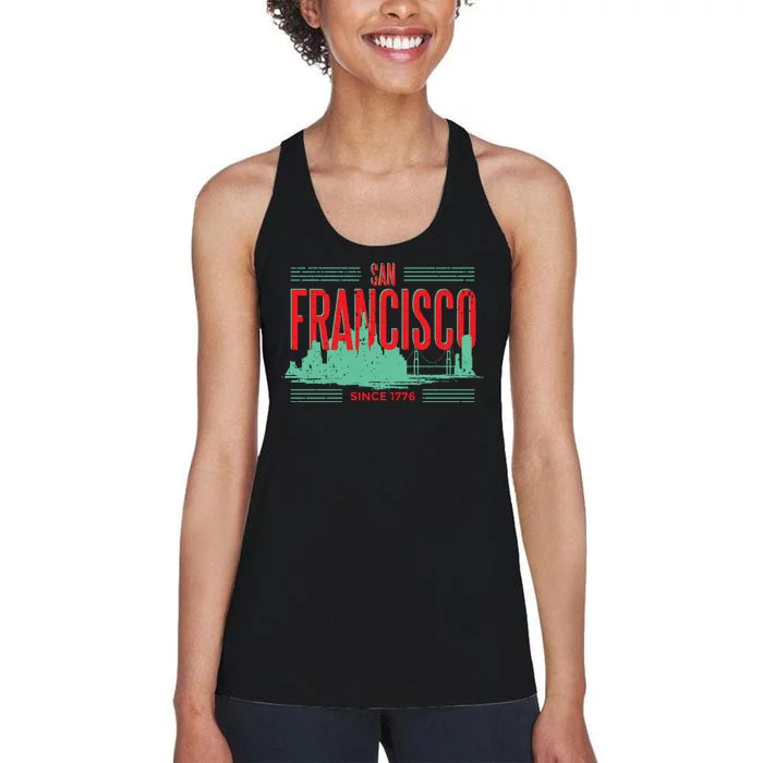 San Francisco Since 1776 Women's Racerback Tank