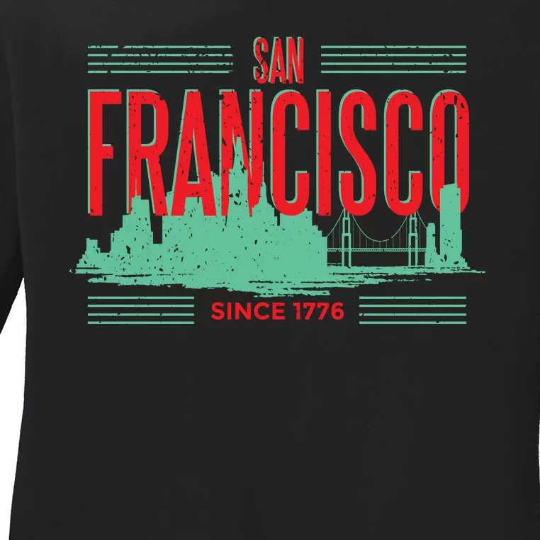 San Francisco Since 1776 Ladies Long Sleeve Shirt