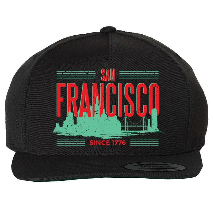 San Francisco Since 1776 Wool Snapback Cap