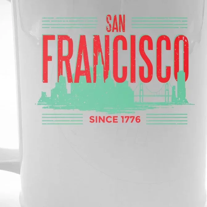 San Francisco Since 1776 Front & Back Beer Stein