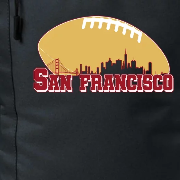 San Francisco Skyline Football Sports Fan Daily Commute Backpack