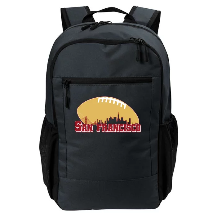 San Francisco Skyline Football Sports Fan Daily Commute Backpack