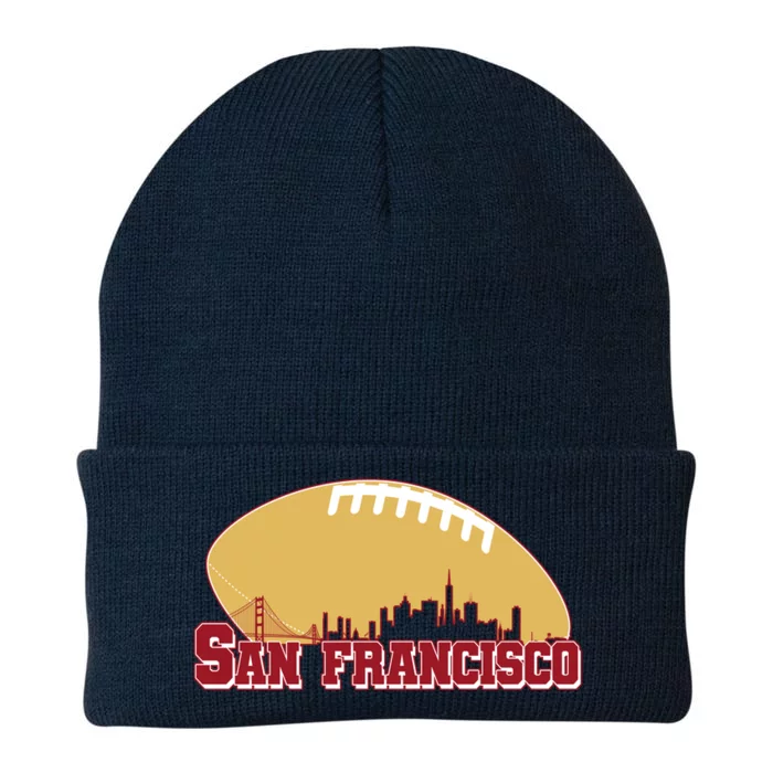 San Francisco Skyline Football Sports Fan Knit Cap Winter Beanie