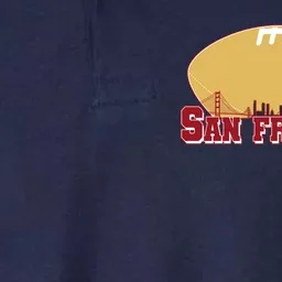 San Francisco Skyline Football Sports Fan Softstyle Adult Sport Polo