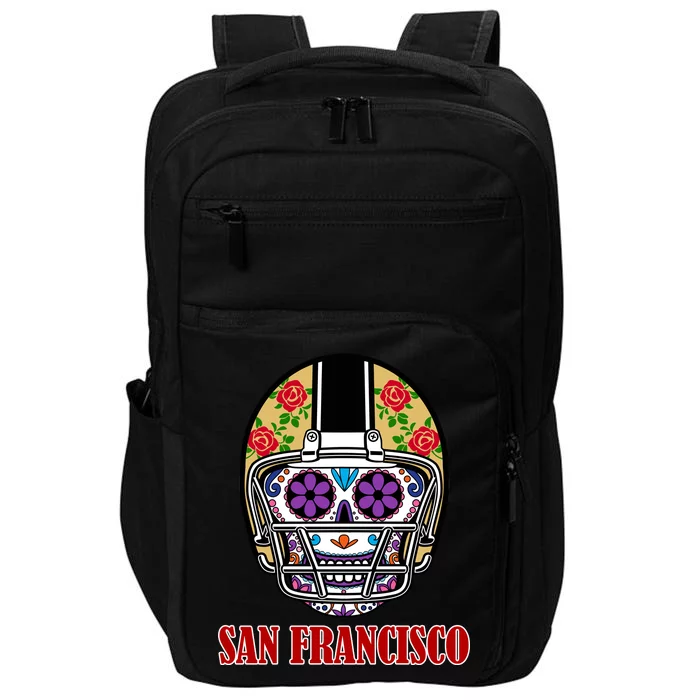 San Francisco Sugar Skull Football Fan Impact Tech Backpack