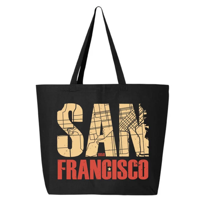 San Francisco Vintage Emblem 25L Jumbo Tote