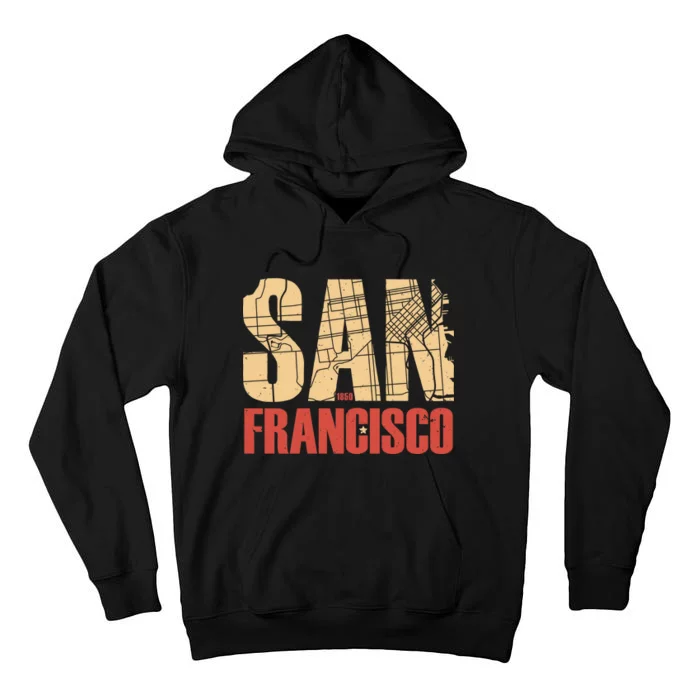 San Francisco Vintage Emblem Tall Hoodie