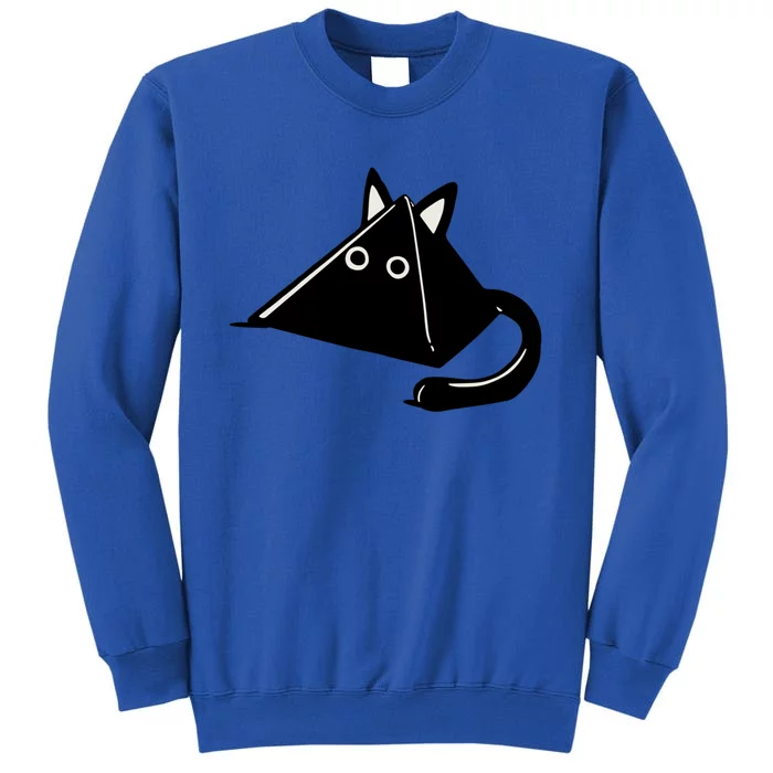 Subtle Anime Nichijou Pyramid Cat White Highlight Version Sweatshirt