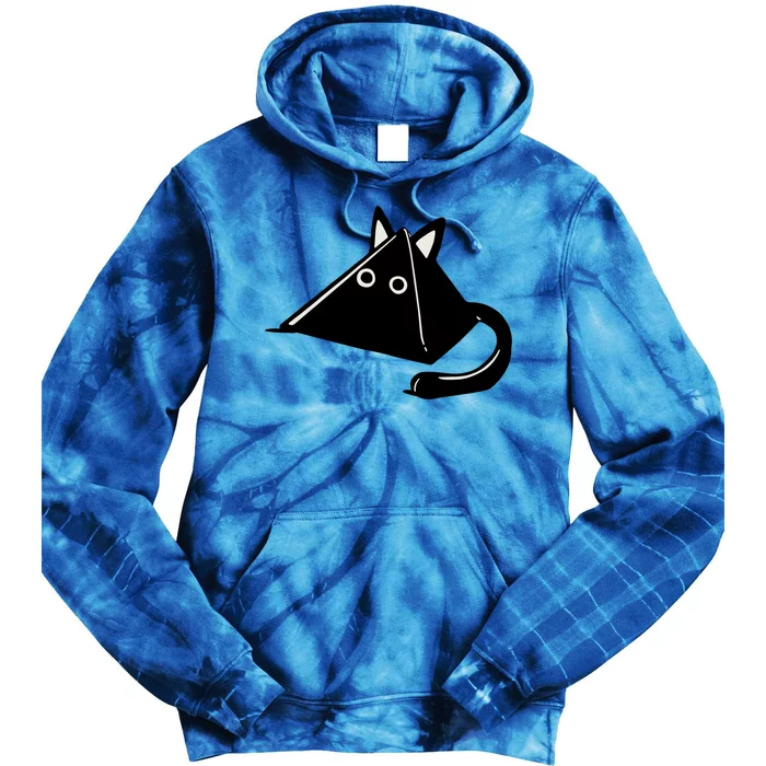 Subtle Anime Nichijou Pyramid Cat White Highlight Version Tie Dye Hoodie