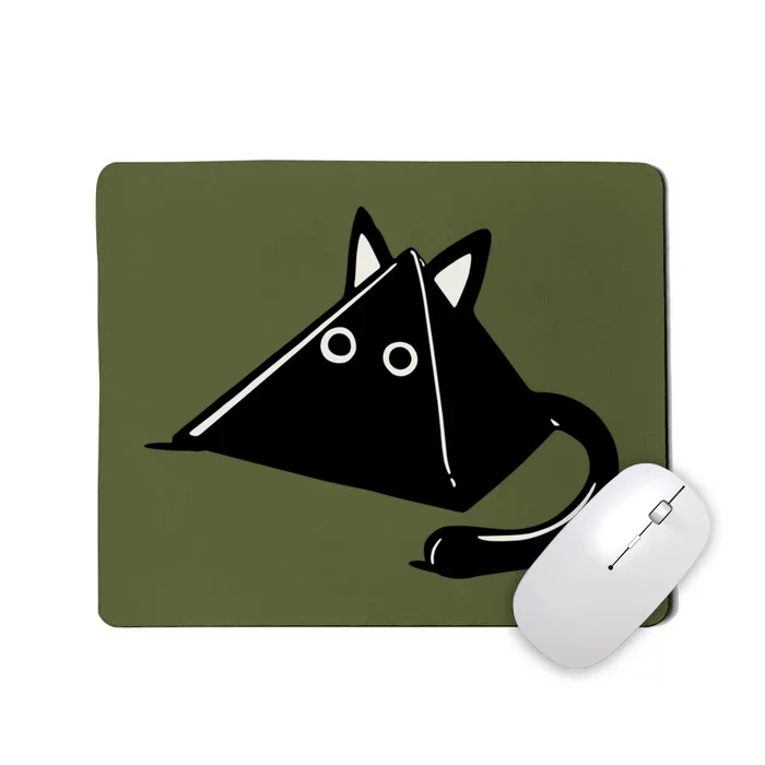 Subtle Anime Nichijou Pyramid Cat White Highlight Version Mousepad