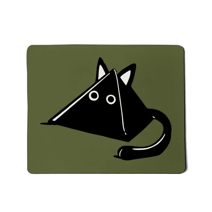 Subtle Anime Nichijou Pyramid Cat White Highlight Version Mousepad