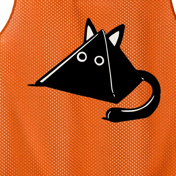 Subtle Anime Nichijou Pyramid Cat White Highlight Version Mesh Reversible Basketball Jersey Tank