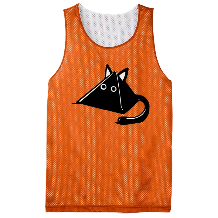 Subtle Anime Nichijou Pyramid Cat White Highlight Version Mesh Reversible Basketball Jersey Tank