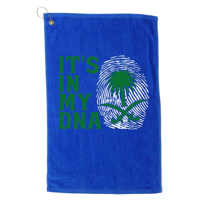 Saudi Arabia National Day It's In Our DNA Platinum Collection Golf Towel