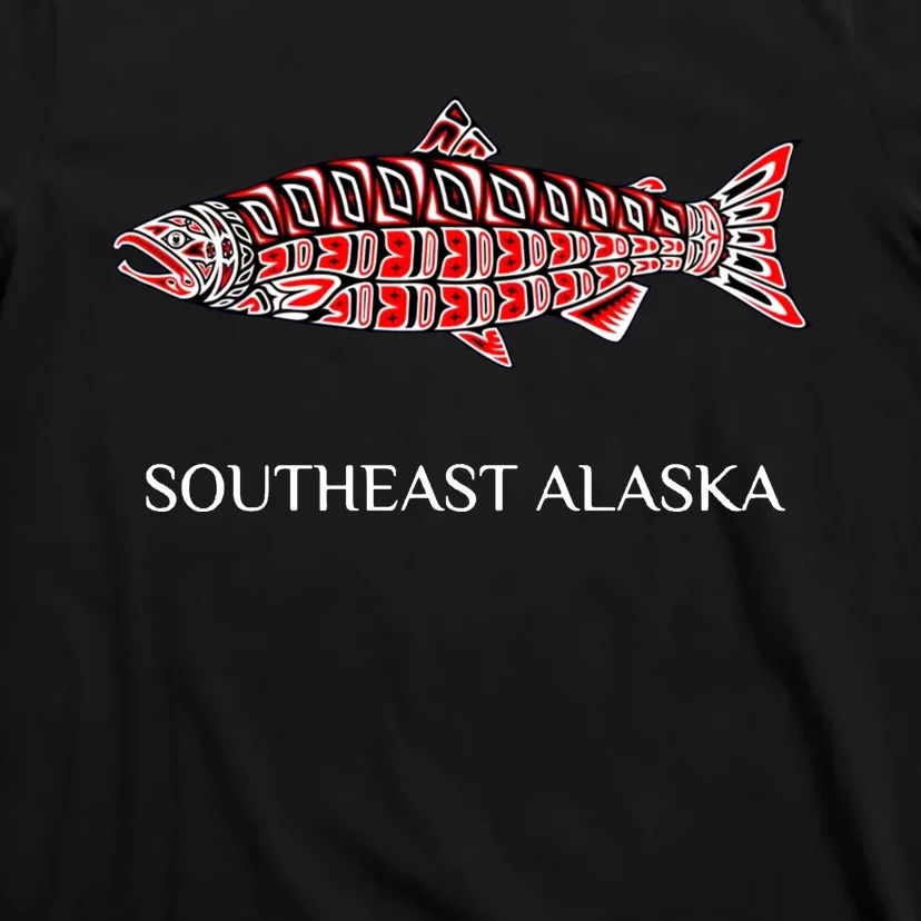 Southeast Alaska Nw Native American Indian Coho Salmon T-Shirt