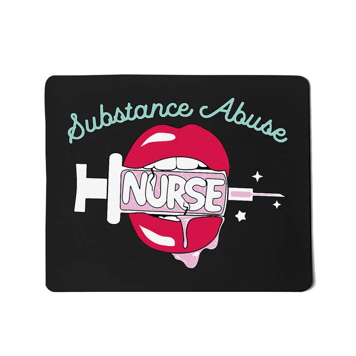 Substance Abuse Nurse Cute Rn Addiction Nursing Hot Lips Mousepad