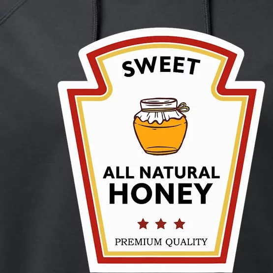 Sweet All Natural Honey Condiment Group Costume Performance Fleece Hoodie