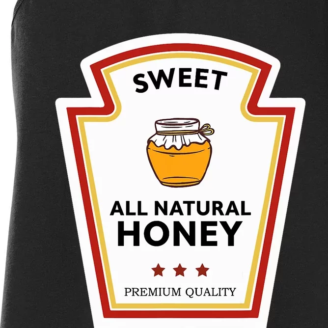 Sweet All Natural Honey Condiment Group Costume Women's Racerback Tank