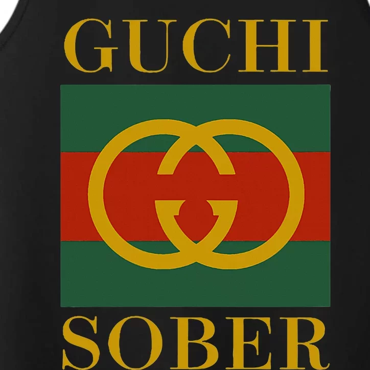 Sober Aa Na Funny Luxury Inspirational Performance Tank