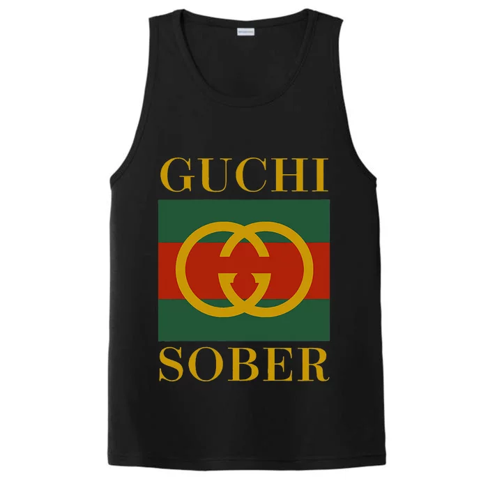 Sober Aa Na Funny Luxury Inspirational Performance Tank