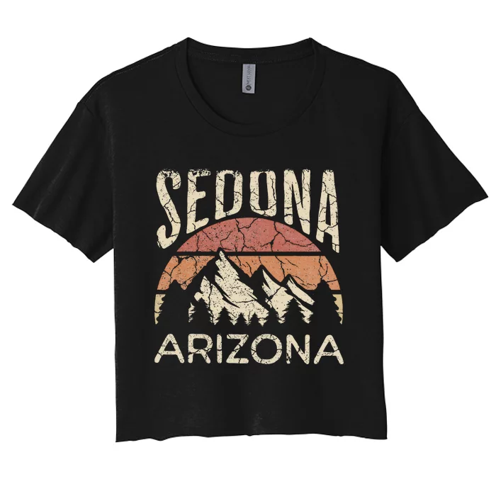 Sedona Arizona Nature Hiking Outdoors Women's Crop Top Tee