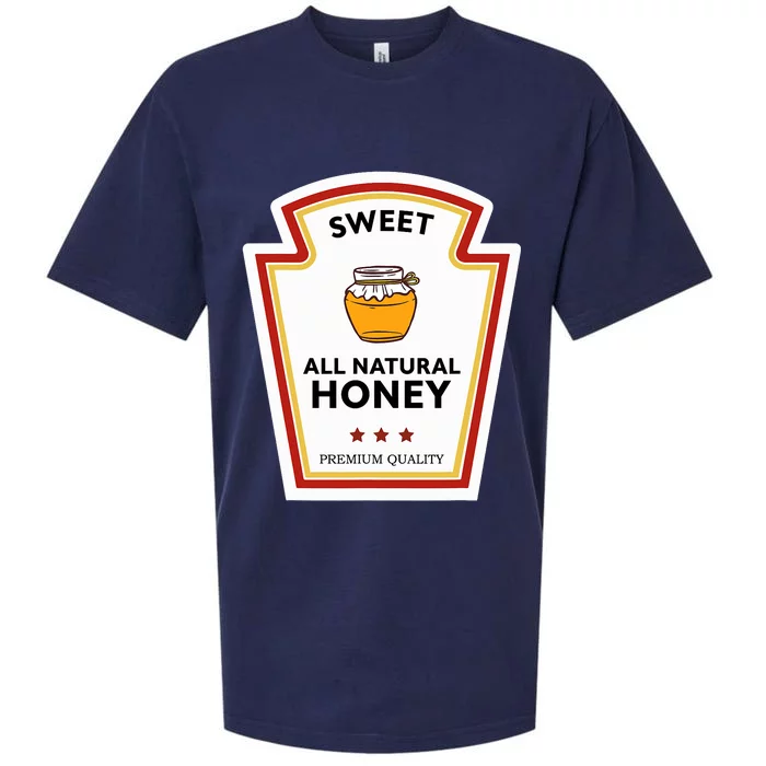 Sweet All Natural Honey Condiment Group Costume Sueded Cloud Jersey T-Shirt