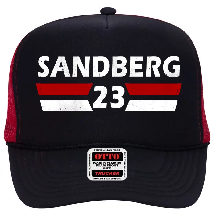 Sandberg 23 Vintage Baseball High Crown Mesh Trucker Hat