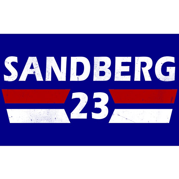 Sandberg 23 Vintage Baseball Bumper Sticker