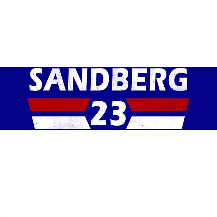 Sandberg 23 Vintage Baseball Bumper Sticker