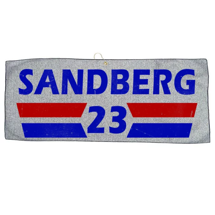 Sandberg 23 Vintage Baseball Large Microfiber Waffle Golf Towel