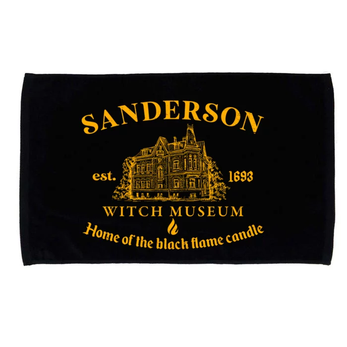 Sanderson Witch Museum Home Of The Black Flame Candle Microfiber Hand Towel