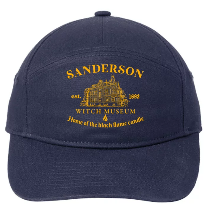 Sanderson Witch Museum Home Of The Black Flame Candle 7-Panel Snapback Hat