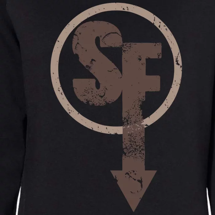 Sanity's Fall Larry Logo Womens California Wash Sweatshirt