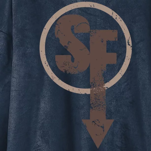 Sanity's Fall Larry Logo Hooded Wearable Blanket