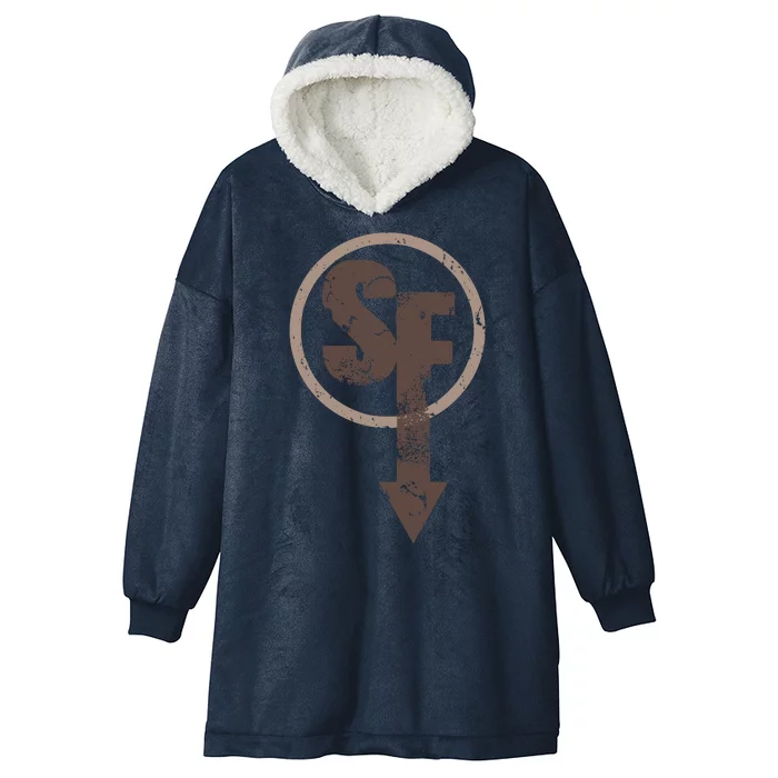 Sanity's Fall Larry Logo Hooded Wearable Blanket