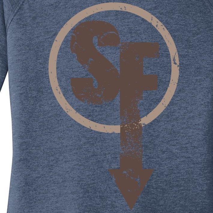Sanity's Fall Larry Logo Women’s Perfect Tri Tunic Long Sleeve Shirt