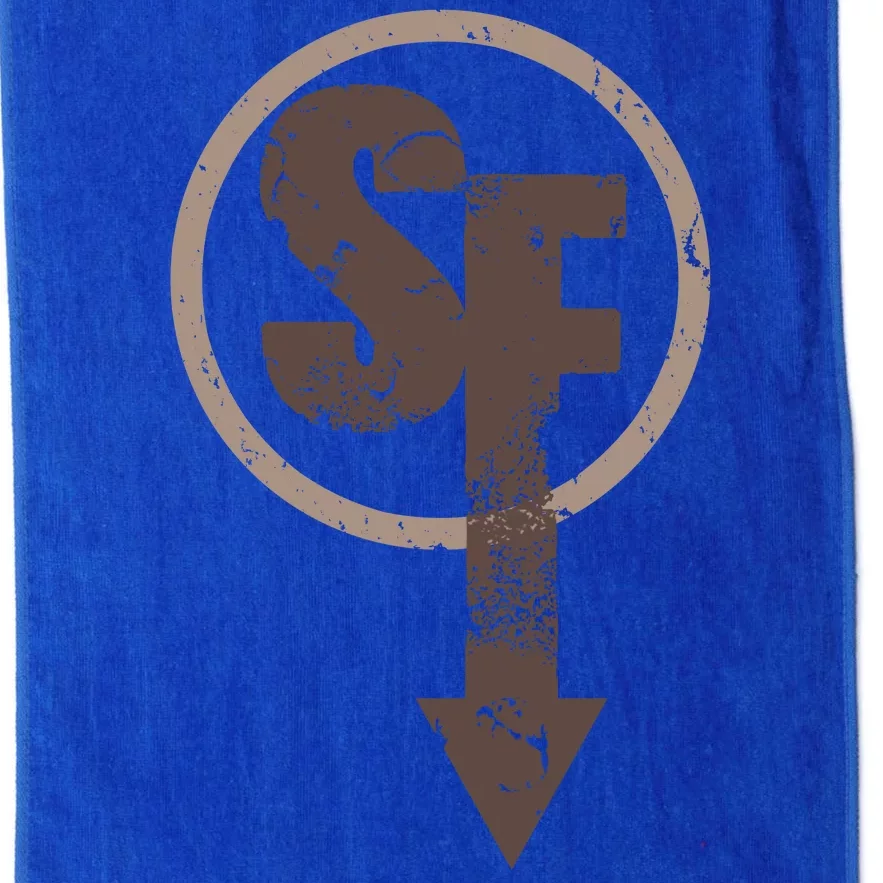 Sanity's Fall Larry Logo Platinum Collection Golf Towel