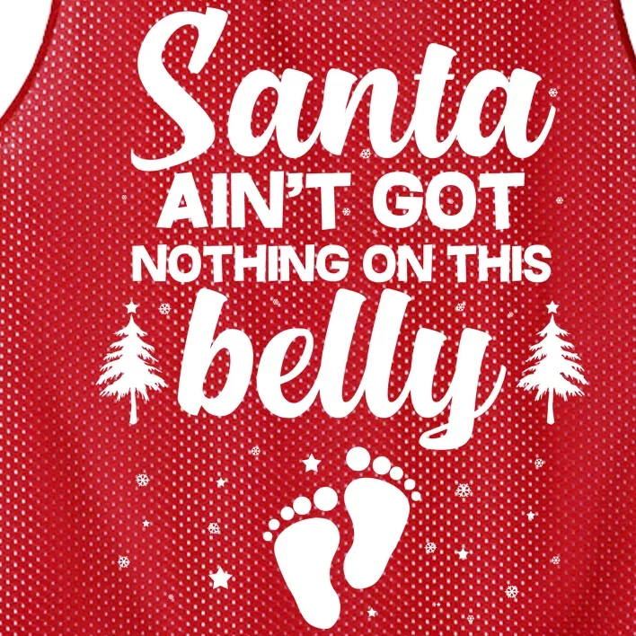 Santa Ain't Got Nothing On This Belly Mesh Reversible Basketball Jersey Tank