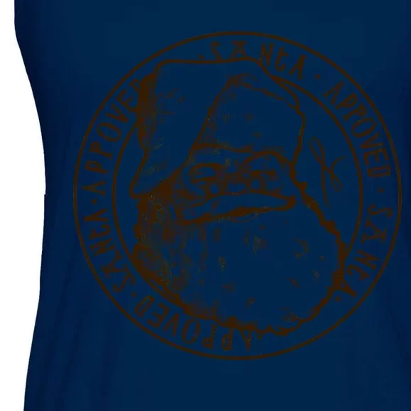 Santa Approved Stamp Ladies Essential Flowy Tank