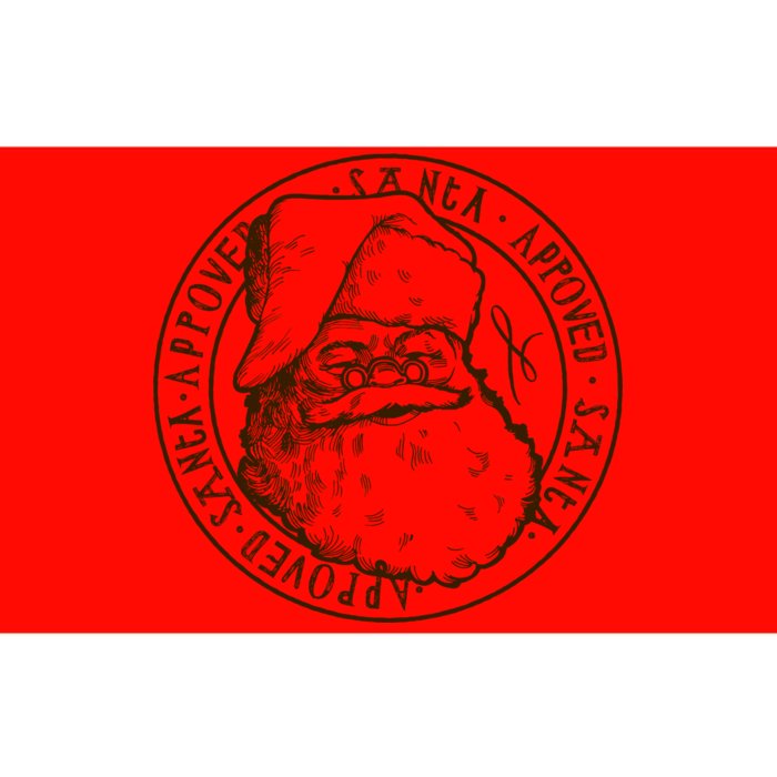 Santa Approved Stamp Bumper Sticker