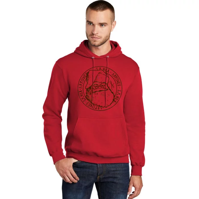 Santa Approved Stamp Tall Hoodie