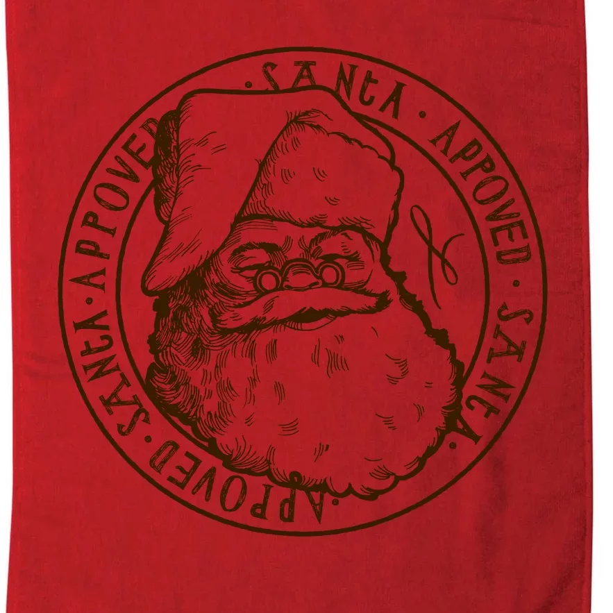 Santa Approved Stamp Platinum Collection Golf Towel